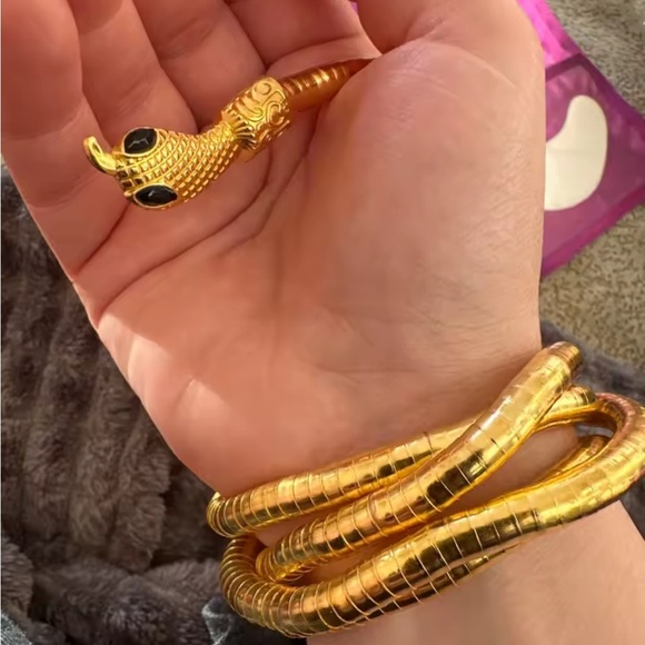Serpenti Gold Snack Necklace-Bracelet-Multifunctional - Picture 3 of 7